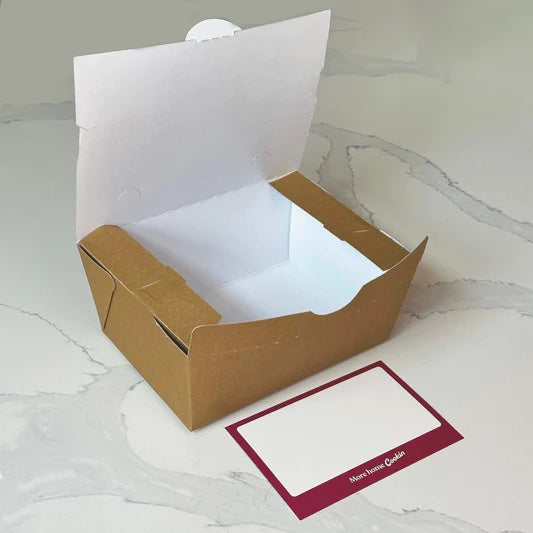 Kraft Box, #3 (50/sleeve) 7.75x5.5x3.5 - LARGE